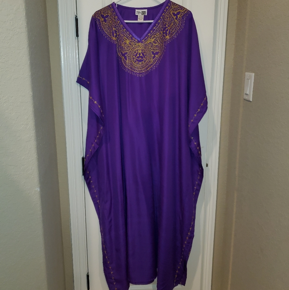 Purple African dress